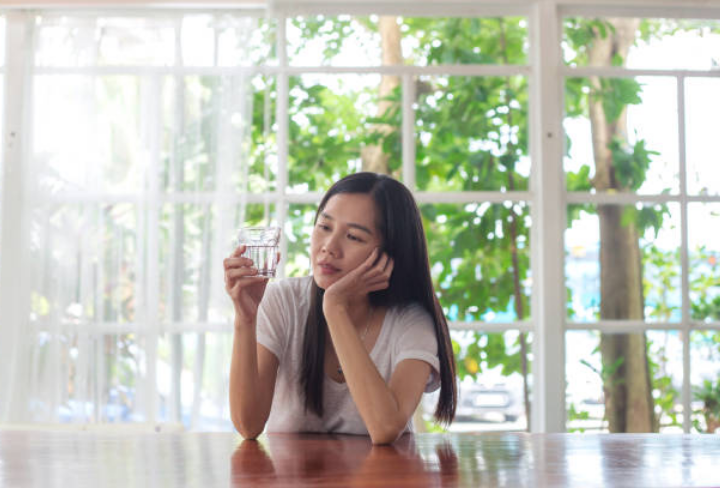holding glass
